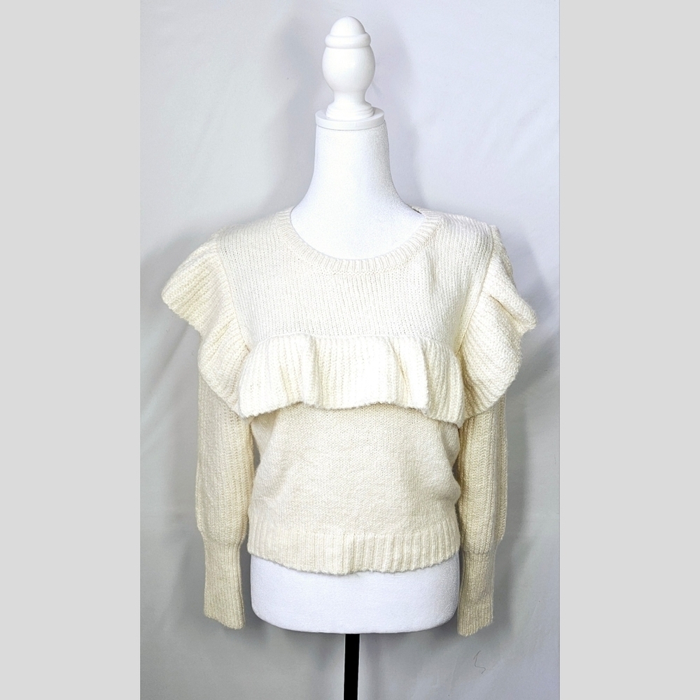 XSmall Cream Knitted Sweater